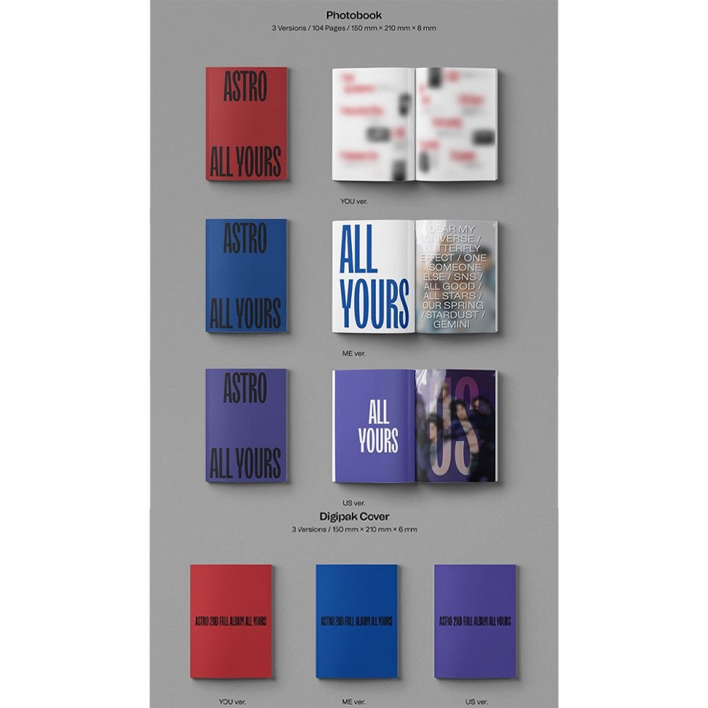 ASTRO - 2nd Full Album [ All Yours ] | Shopee Singapore