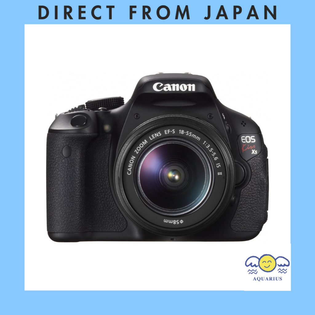 Used】Canon EOS Kiss X5 DSLR EF-S18-55mm IS II Lens Kit 18MP APS-C