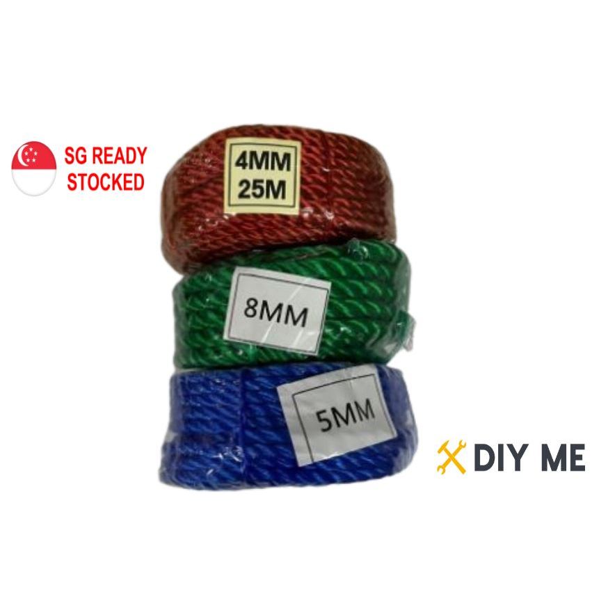 [SG] Nylon Rope PE Rope 160g (2.5mm/3mm/4mm/5mm/6mm7mm/8mm) | Shopee ...