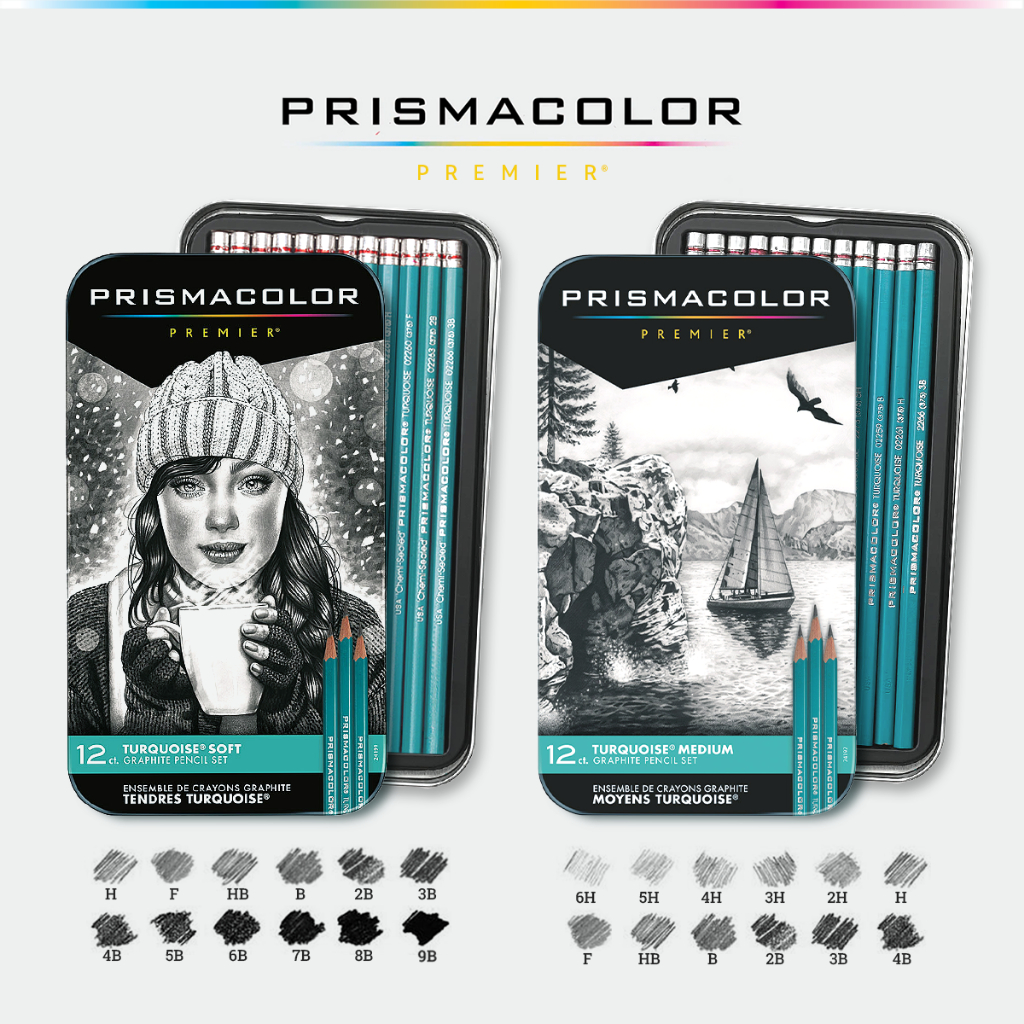 Prismacolor Premier Turquoise ® Graphite Drawing Pencils 18CT