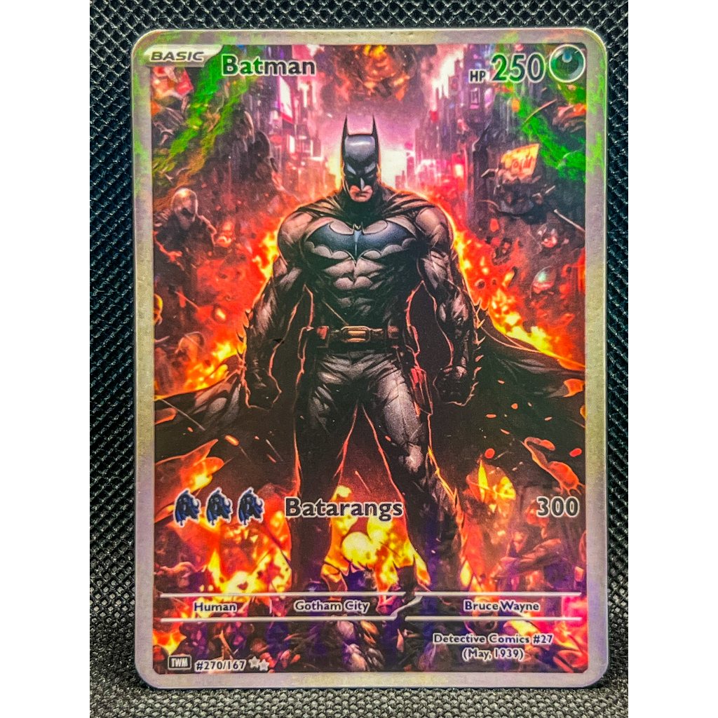 DC: Batman EX Pokemon Holographic Card | Shopee Singapore