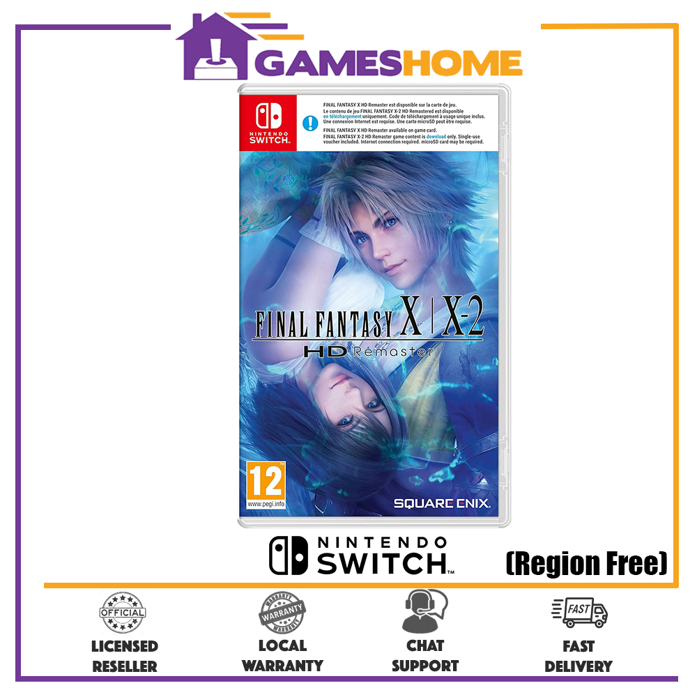 Final Fantasy X X-2 HD Remaster Nintendo Switch Shopee Singapore