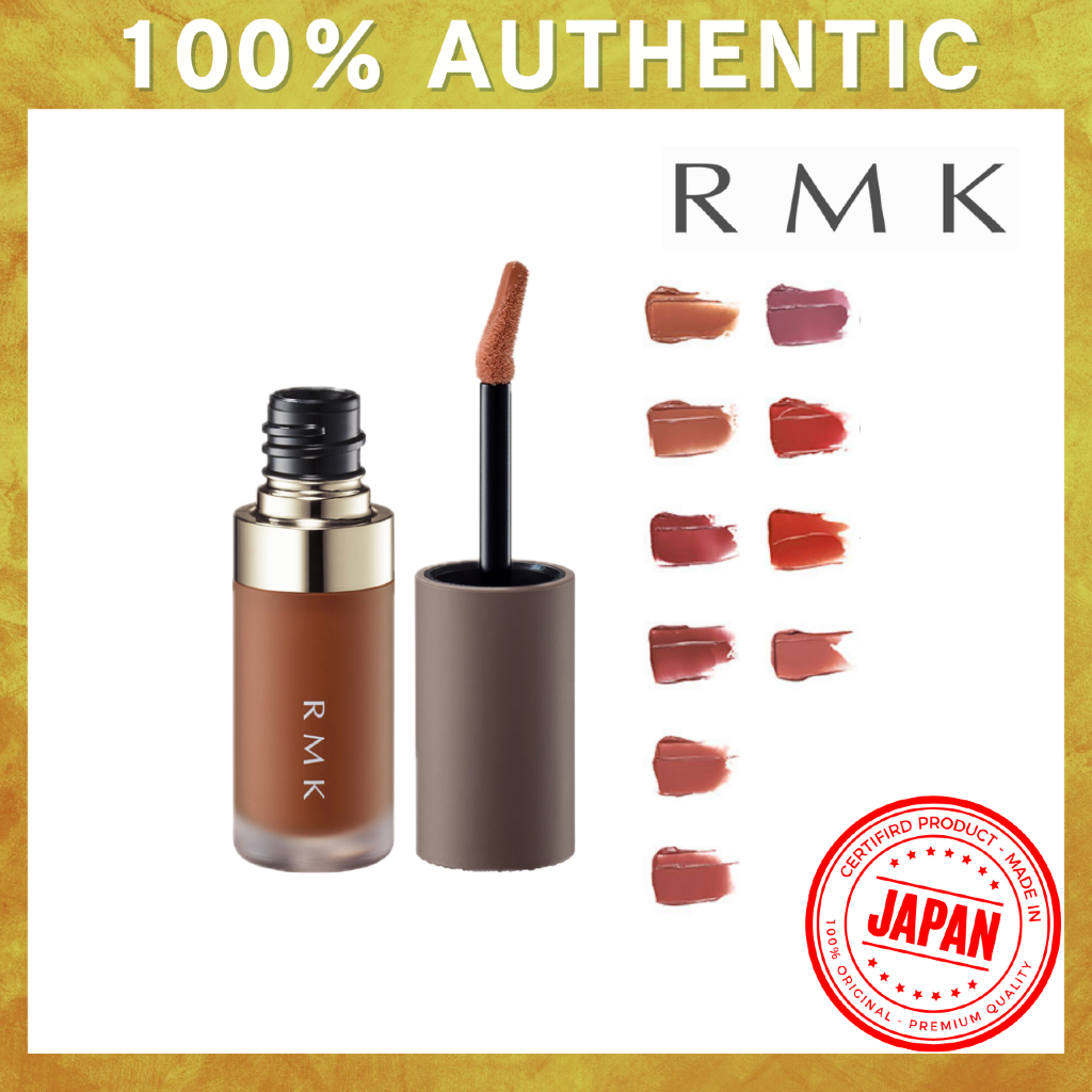 RMK Liquid Lipcolor 4.3g 10colors, Luminous liquid lip color with silky ...