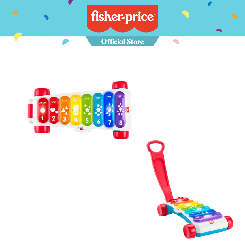 Xylophone Géant Fisher-Price - Jouet Musical éducatif Avec Lumières Et 60+ Chansons - Pour Bébés Dès 9 Mois - Version FR Cadeau Bébé Musical