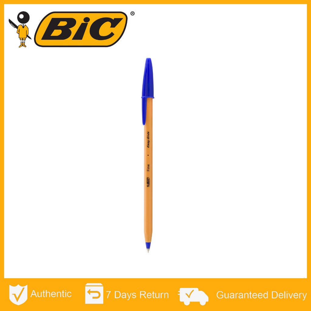 BIC Eg Orange Ns Fine Ballpen (12's) Shopee Singapore