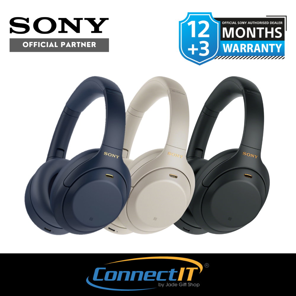 Sony WH1000XM4 Wireless Bluetooth 5.0 Active Noise Canceling Headphone with Multipoint Connection 1 Year Local Warranty