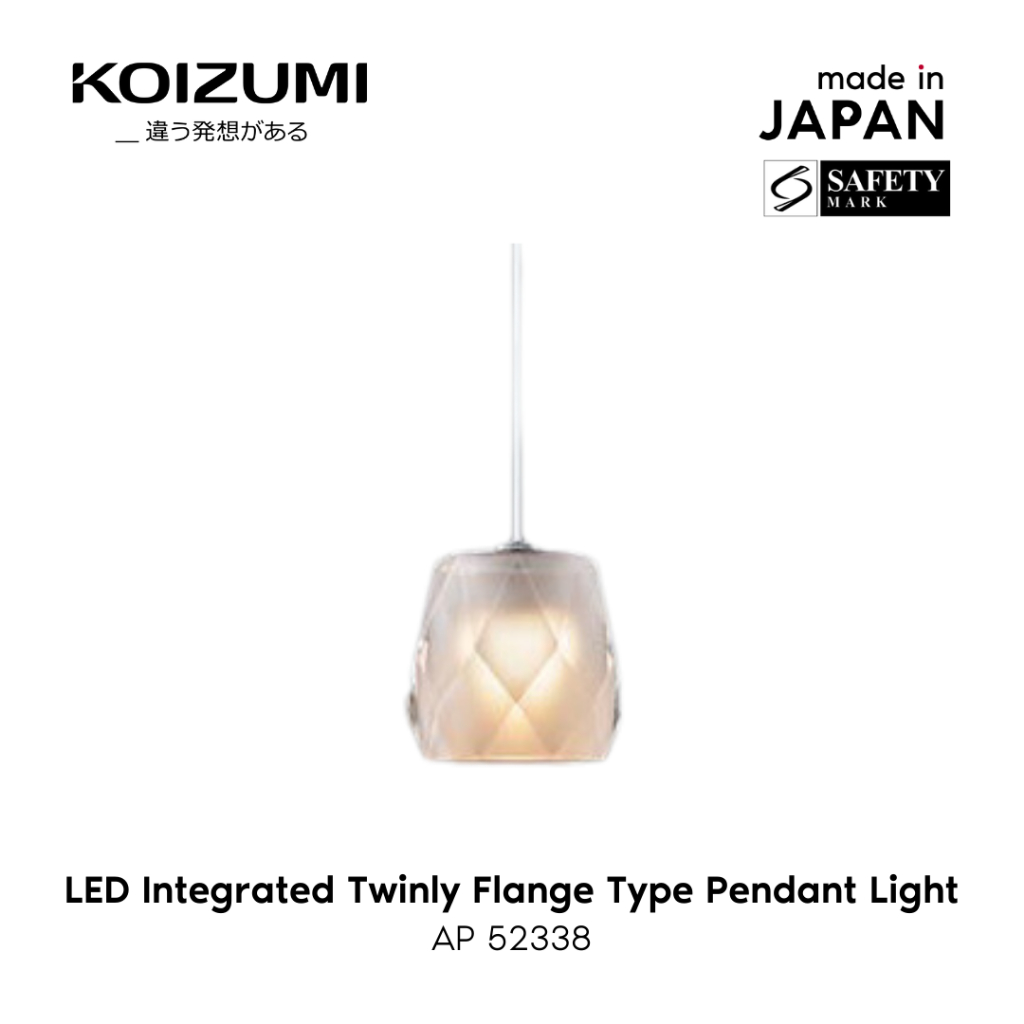 KOIZUMI] LED Integrated Pendant Light Flange Type Interior Lighting Pendant  Twinly | Shopee Singapore