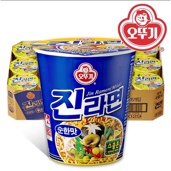 [Ottogi] Jin Ramen Mild Cup 65g 진라면 순한맛 컵 수출용 | Shopee Singapore