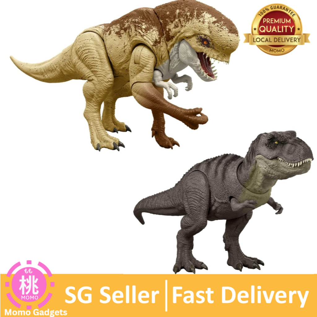 Mattel Jurassic World Rebirth Distortus T-Rex Dinosaur / Rex Rumble N ...