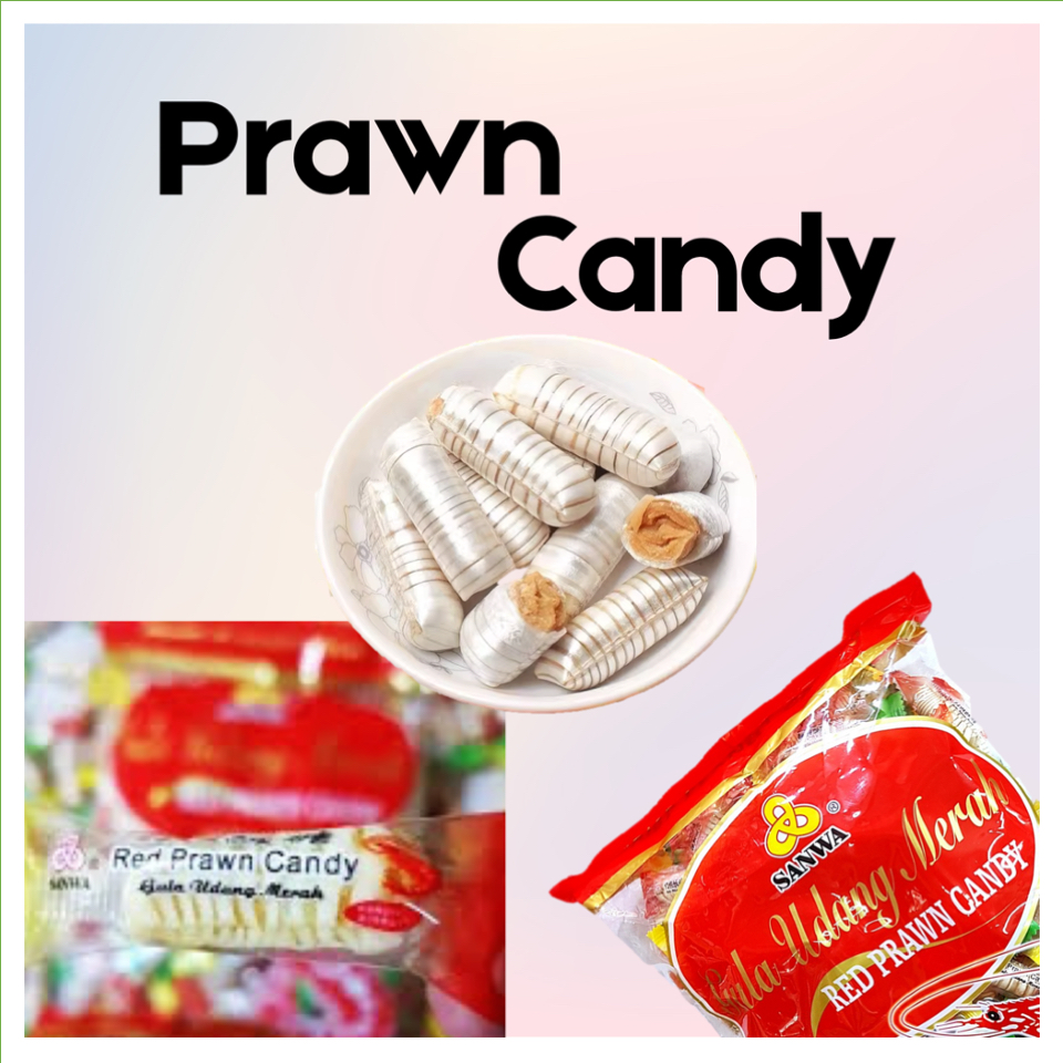 700gr Sanwa Red Prawn Peanut Candy Old school traditional snacks sweets ...