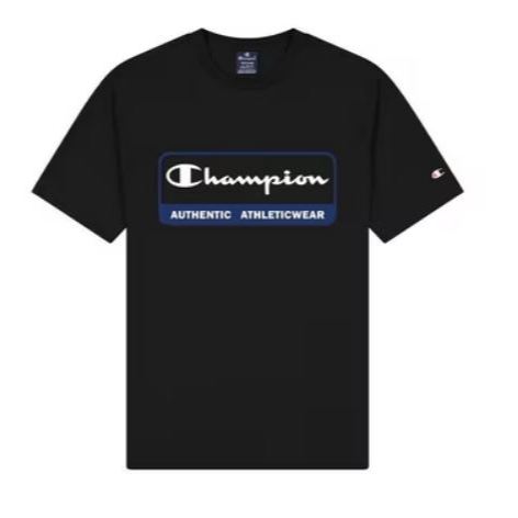 Champion FW24 Crewneck T shirt in Black 219165 KK001 Shopee Singapore