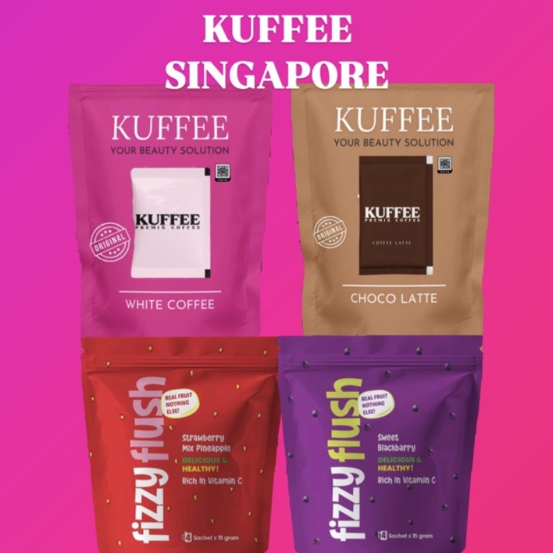 Kuffee | Slimming White coffee & Choco latte | Fizzy flush | Shopee ...
