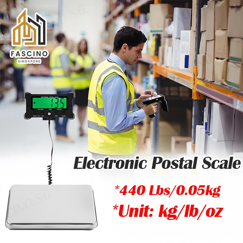 【SG】440Lbs Electronic Postal Scale 0.05kg Precision Integrated ...