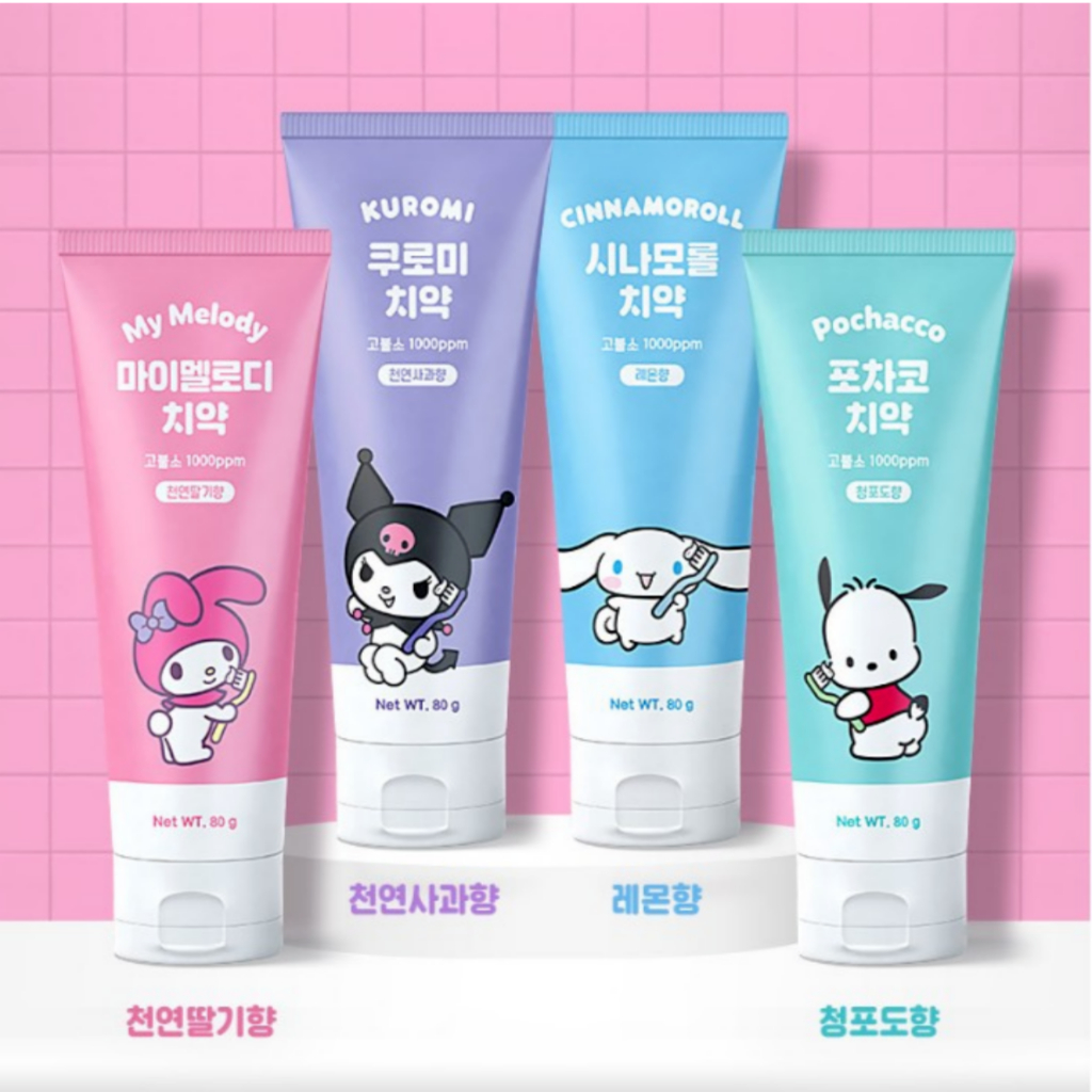 [ATEX] Sanrio Characters Fruit-flavored Toothpaste | My Melody | Kuromi ...