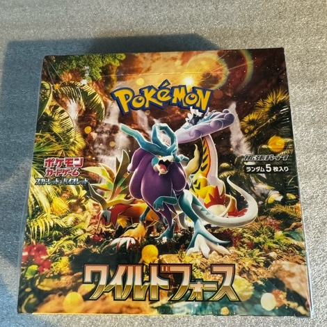 Pokmon Card Game Scarlet & Violet Expansion Pack Wild Force BOX Factory  shrink wrapped | Shopee Singapore