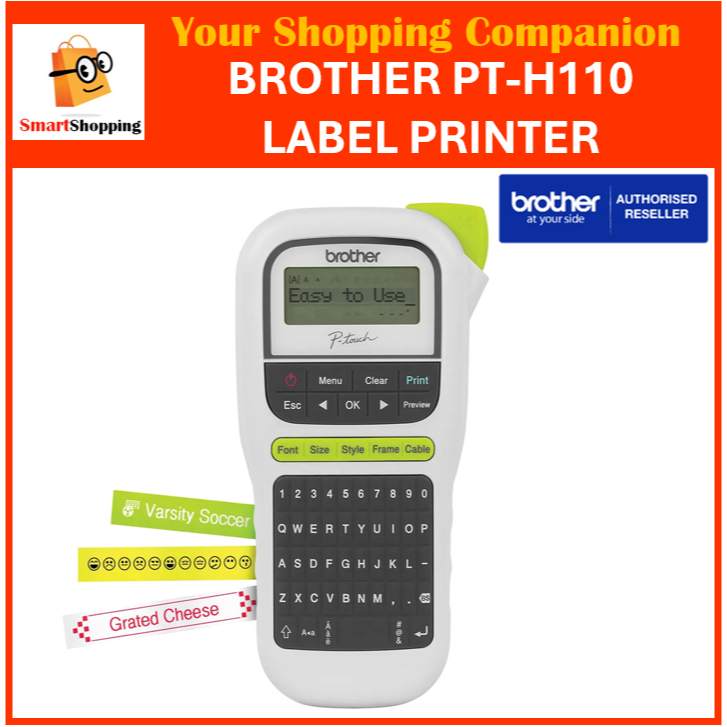 Brother PT-H110 (Original) for Home and Office Portable Labeller Maker ...