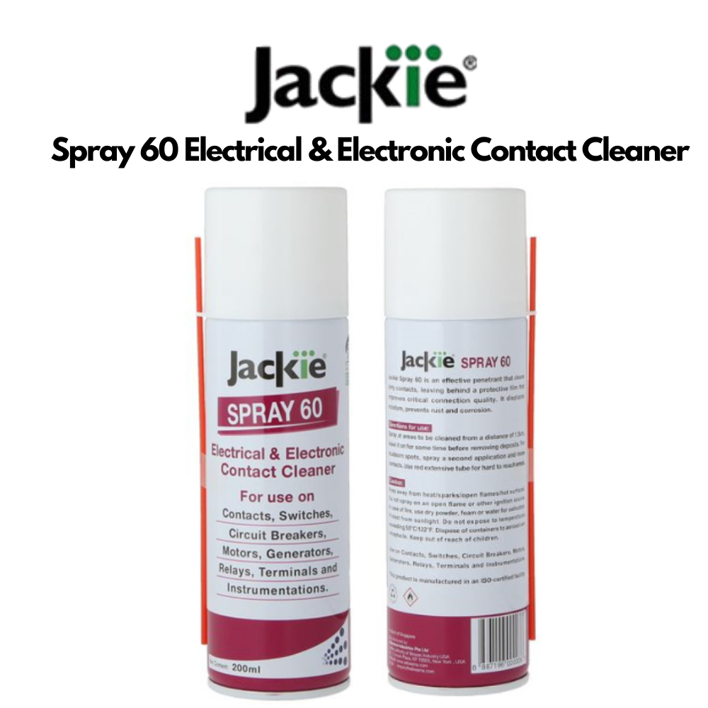 JACKIE Spray 60 Electrical and Electronic Contact Cleaner 200ml ...