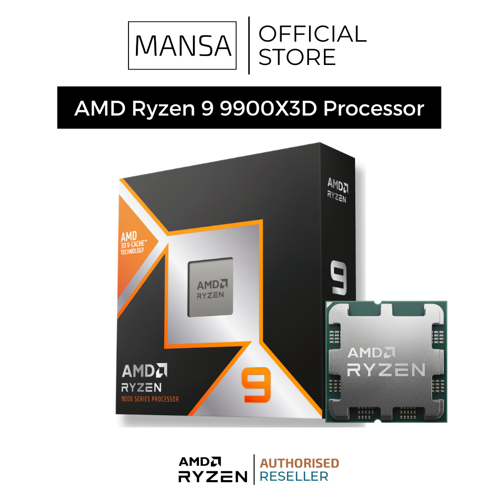 AMD Ryzen 9 9900X3D Processor | Shopee Singapore