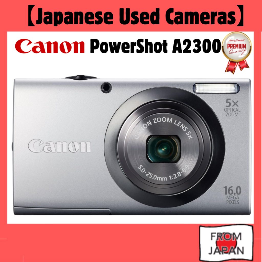 Canon Digital Camera PowerShot A2300 Silver 5x Optical Zoom Approx