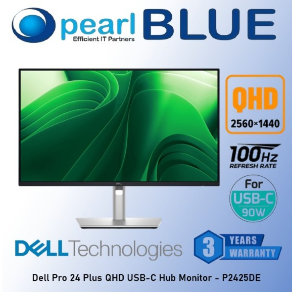 [Ready Stock] Dell Pro 24 Plus QHD USB-C Hub Monitor - P2425DE | Shopee ...