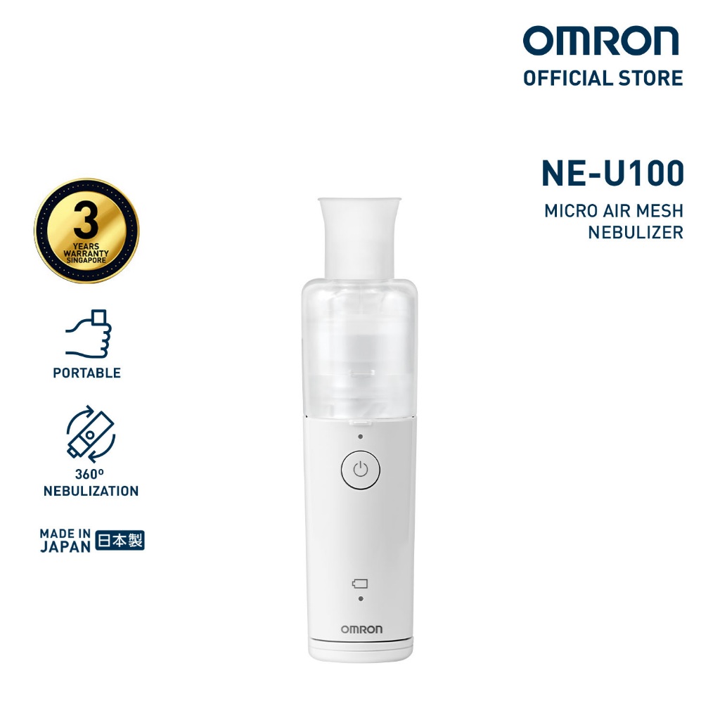 OMRON MicroAir Mesh Nebulizer NE-U100 [3Years Warranty] | Shopee Singapore