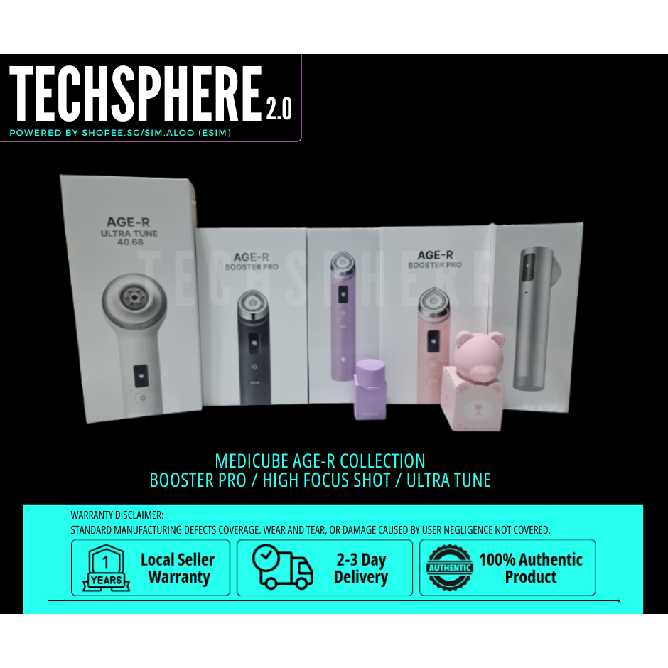 READY STOCK/WARRANTY) MEDICUBE - AGE R DEVICES COLLECTION