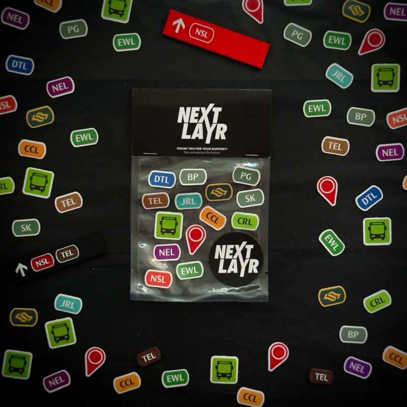 NEXTLAYR MRT Sticker Pack - All Lines & Unique Collectibles | Shopee ...