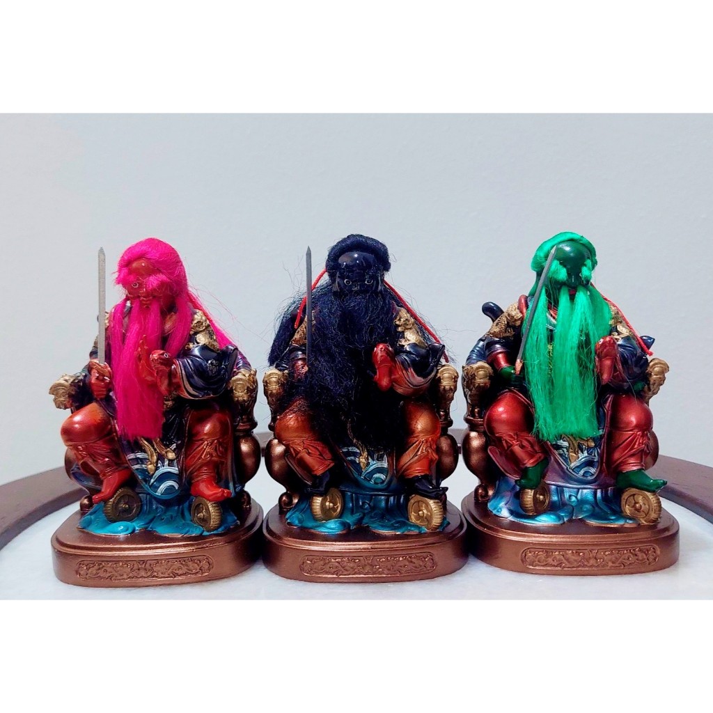 (現貨) 4寸 張蕭洪公聖君 法主三公 坐款 樹脂 神像 | Shopee Singapore