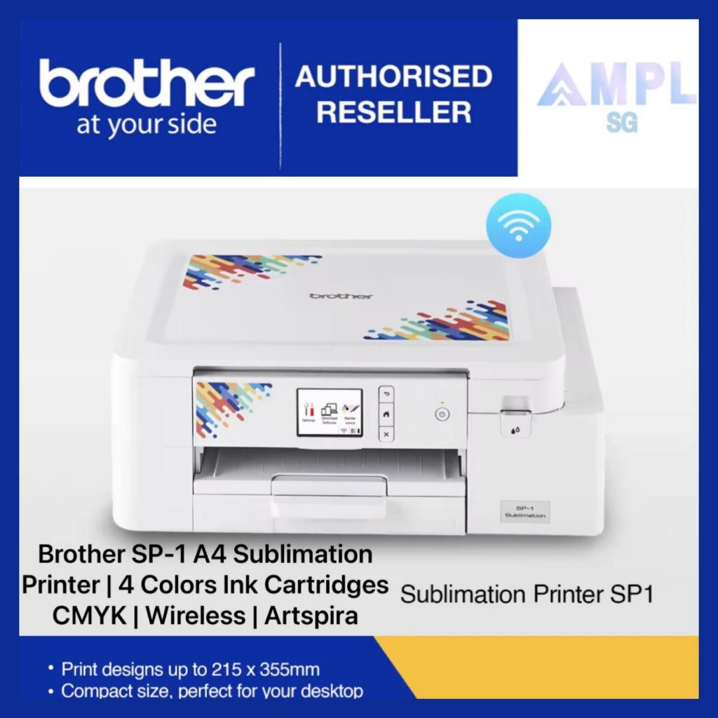 NEW Brother SP-1 A4 Sublimation Printer | 4 Colors Ink Cartridges CMYK ...