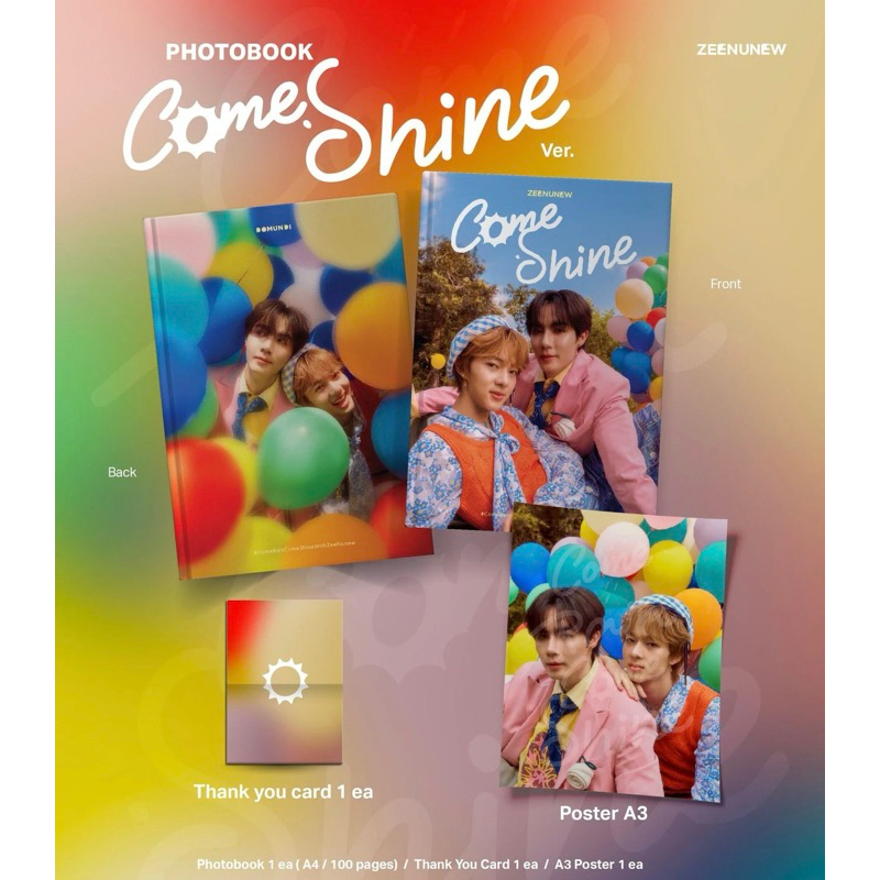 Zeenunew 3rd Photobook Boxset