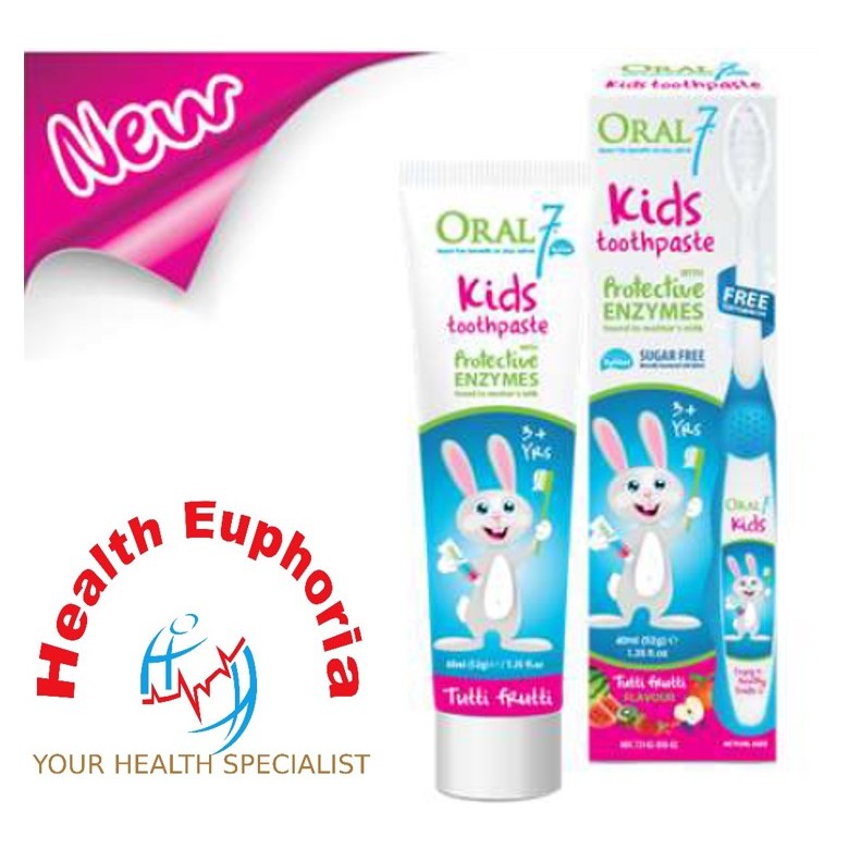 Oral 7 Moisturizing KIDS Toothpaste 40ml | Shopee Singapore
