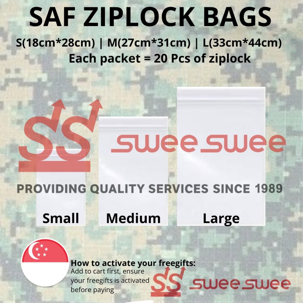🇸🇬 CHEAPEST & READYSTOCK SAF ZIP-LOCK BAGS FOR EASYSTORAGE CHRISTMAS ...