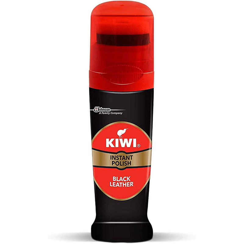 Kiwi Instant Shoe Polish Black Leather, 75ml | Shopee Singapore