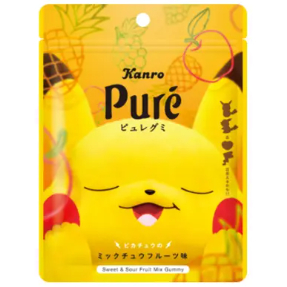 Pure Gummy Pokémon Pikachu Mixed Fruit Flavor 52g【limited time only ...