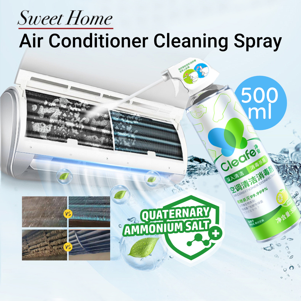 Cleafe Air Conditioner Cleaner Aircon Spray Cleaner Deep Cleaning 99.99 ...