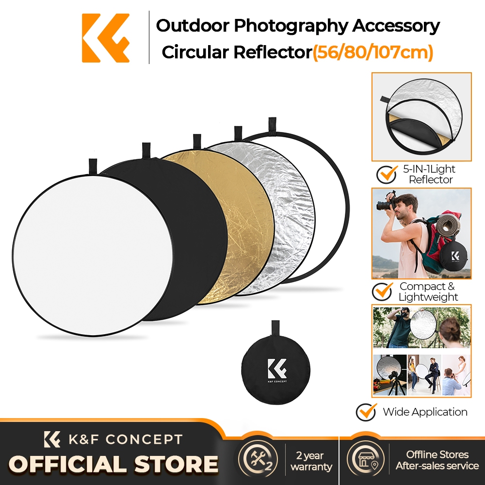 K&F CONCEPT Light effects 5-in-1 Light reflector -High-end Photography ...
