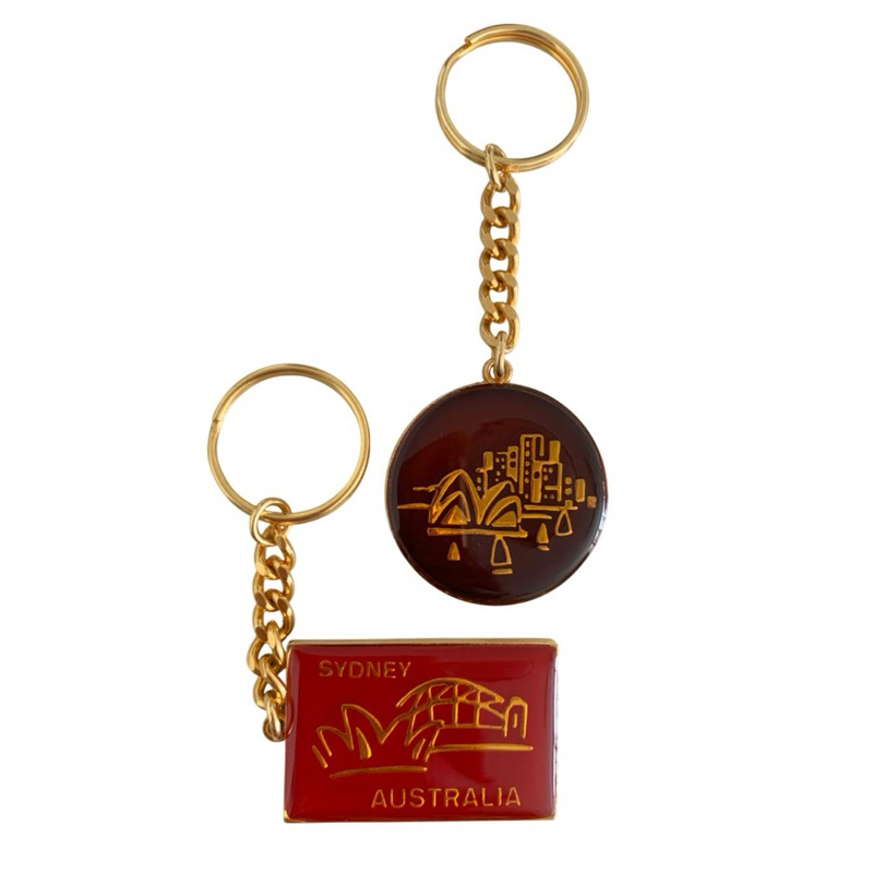 Vintage Australia Sydney Opera House & Harbour Bridge Gold Plated ...