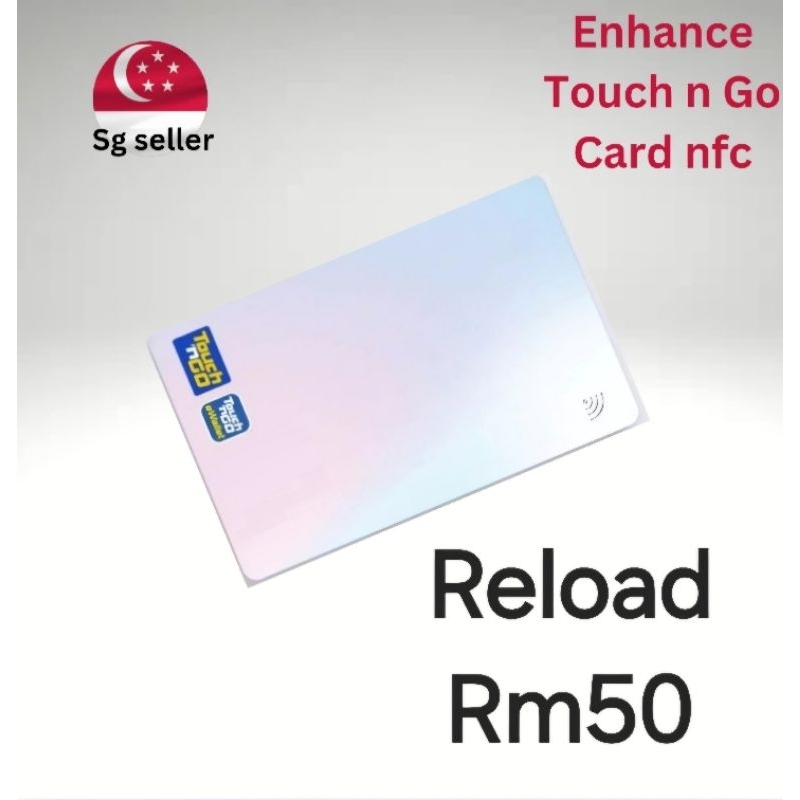 Rm 50 pre load new enhance touch n go card malaysia exp 2030 nfc