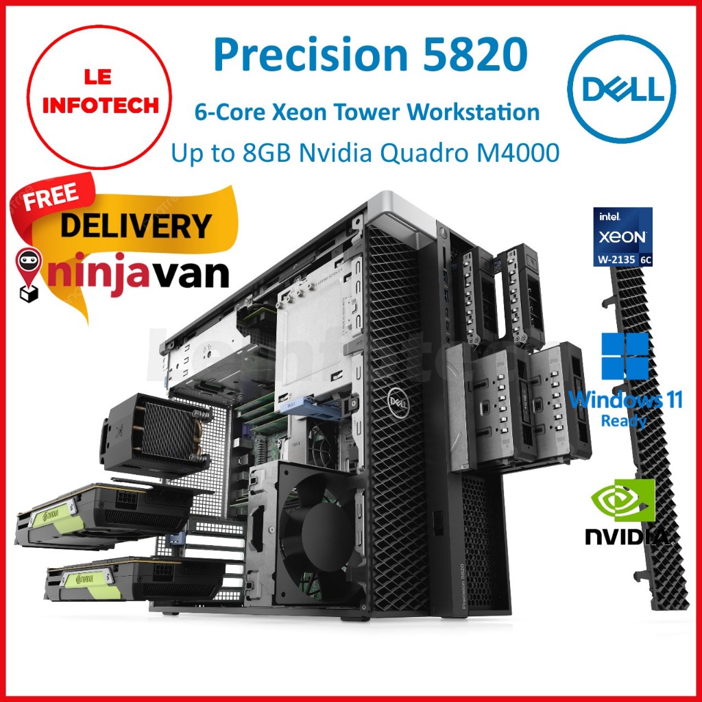 FREE Delivery! Dell Precision 5820 Tower Workstation Intel Xeon