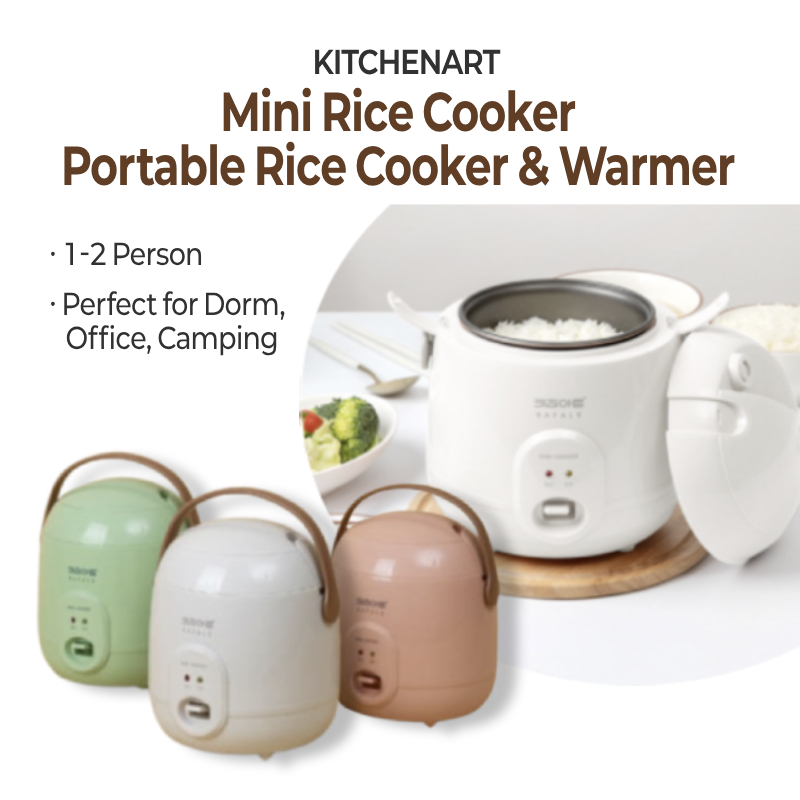 KITCHENART Mini Rice Cooker – Portable Rice Cooker & Warmer | 3 Colors ...