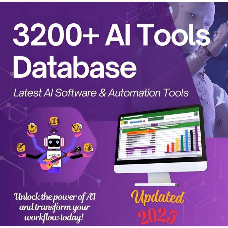 3200+ AI Tools Database | Ultimate Cheat Sheet for AI Tools | Save Time ...