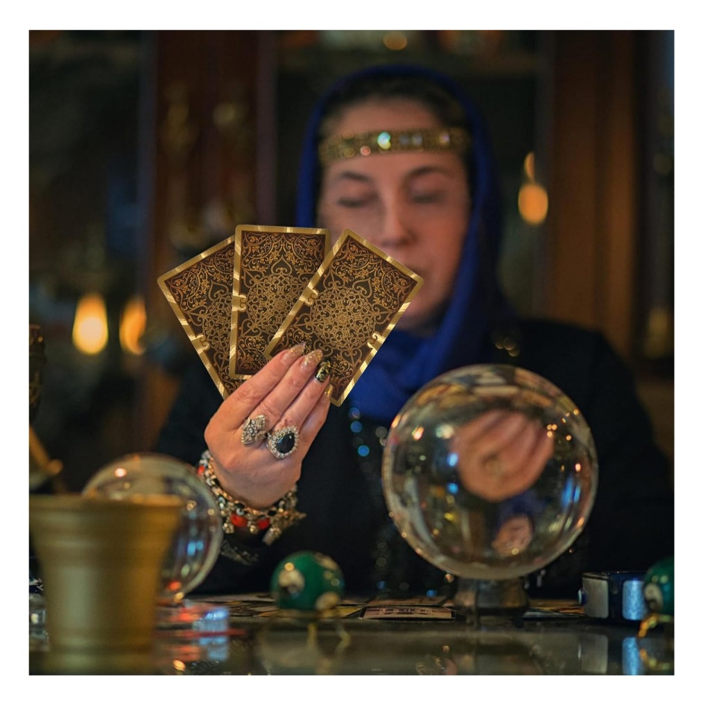 [SG]Tarot Cards 78 Luxury Gold foil Tarot Deck + Guide Book Tarot PVC ...