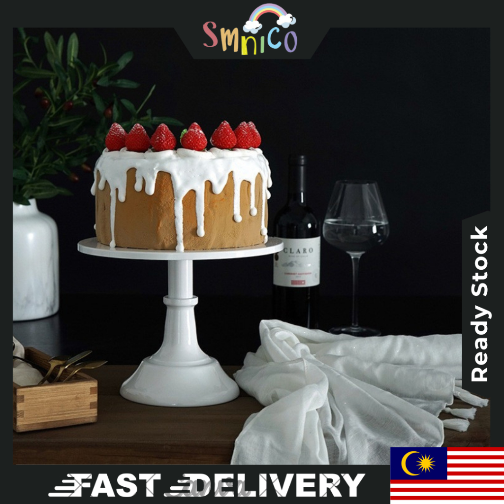 [READY STOCK] Metal Cake Stand Dessert Table Cake Rack Round Pedestal ...