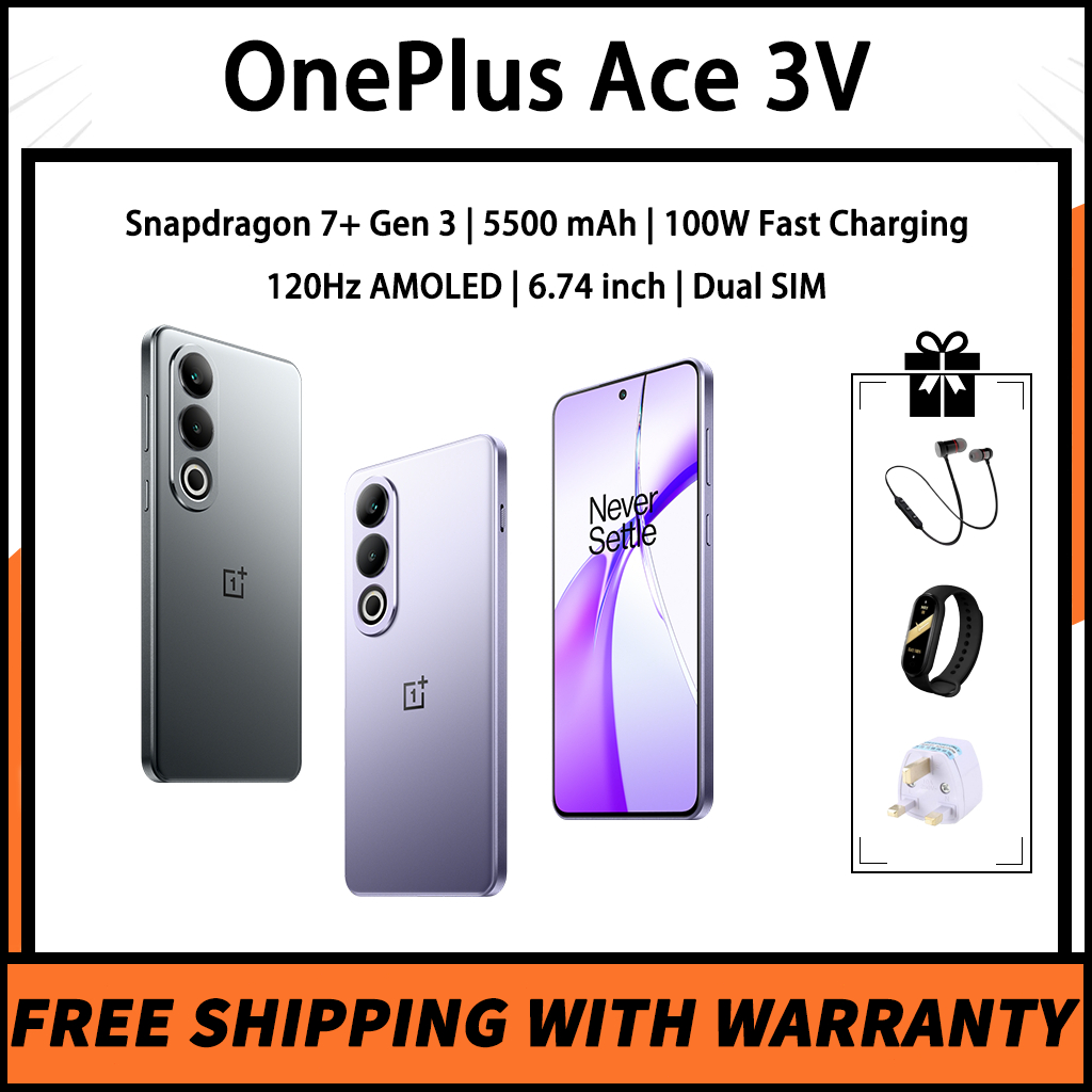 Global Rom] OnePlus Ace 3V Snapdragon 7+ Gen 3 100W Fast Charging 