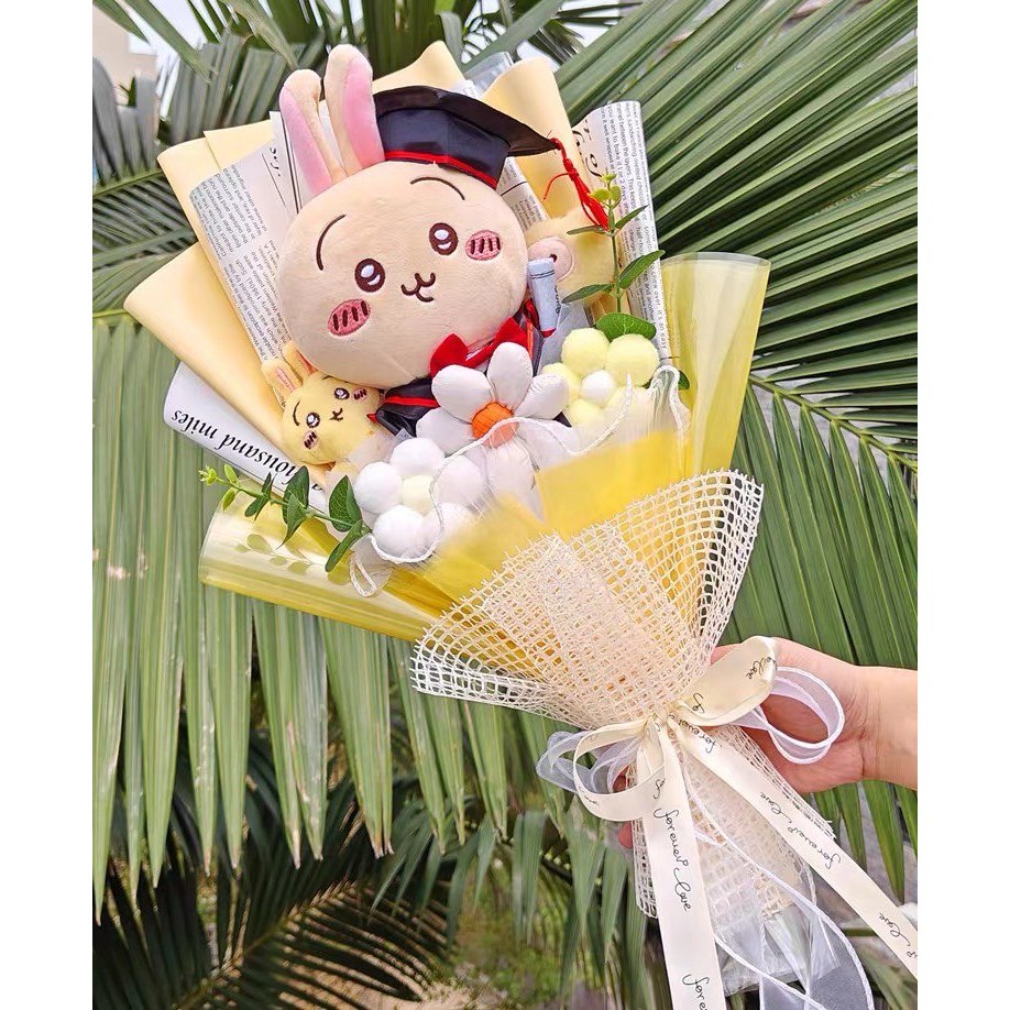 Japanese Manga Series Chiikawa Graduation Bouquet Hachiware Graduation ...