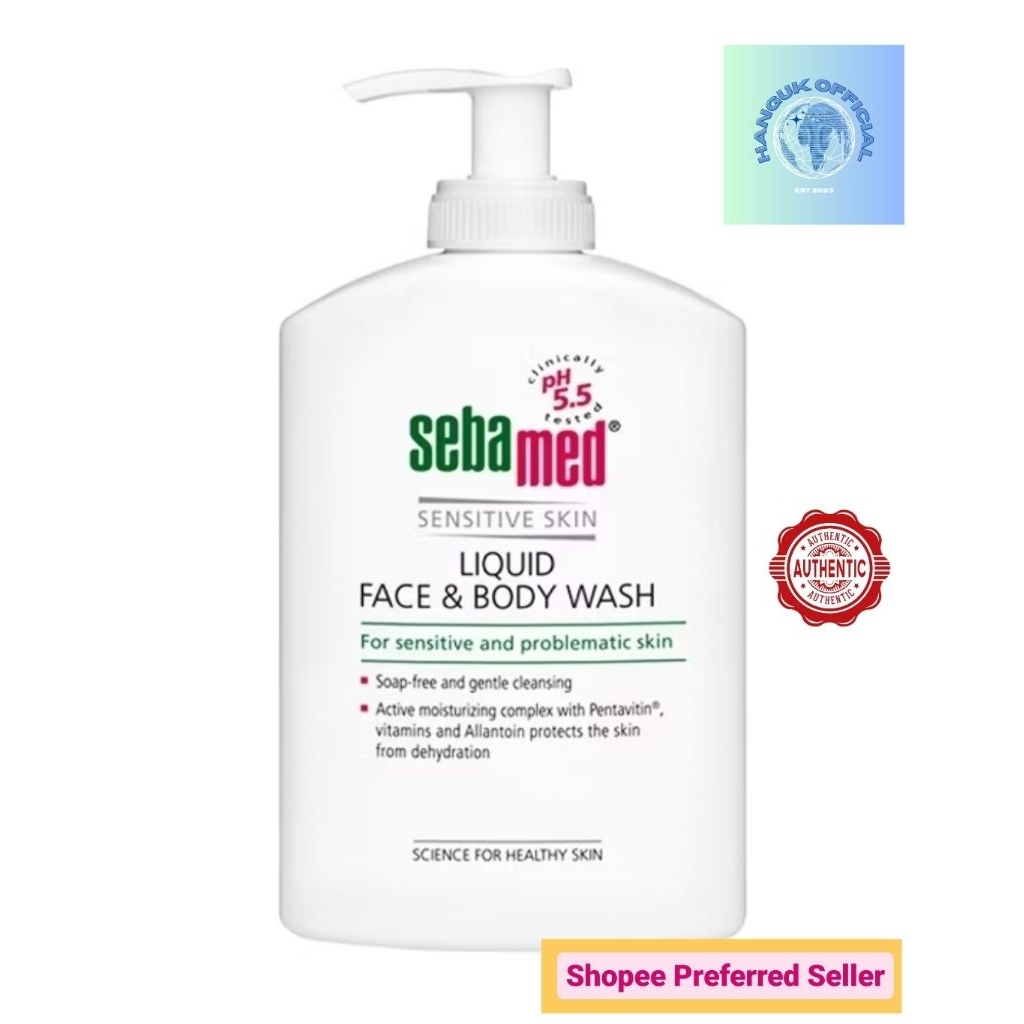 Sebamed Ph5.5 Liquid Face & Body Wash 1000ML/200ML Expiry 2028 | Shopee ...