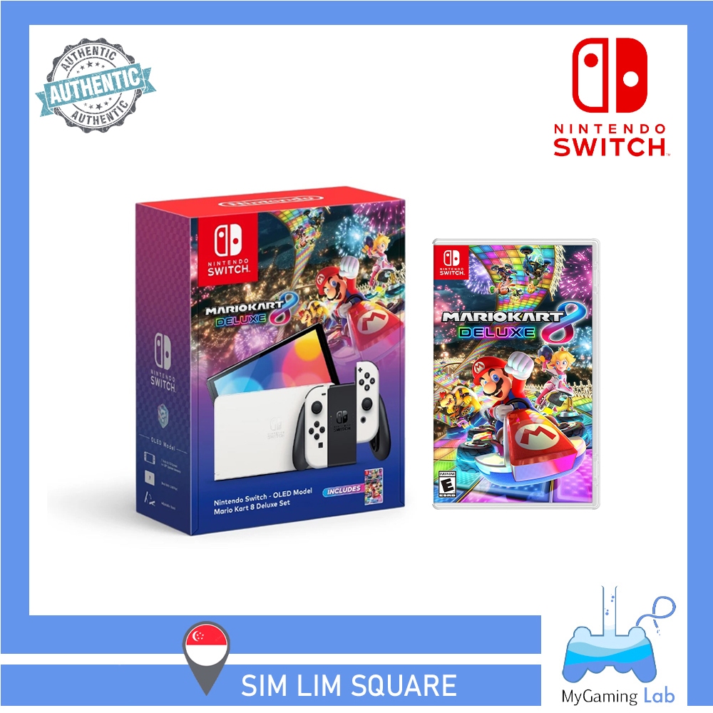 ⭐SG Local Set⭐ Nintendo Switch Console OLED+Mario Kart | Shopee Singapore