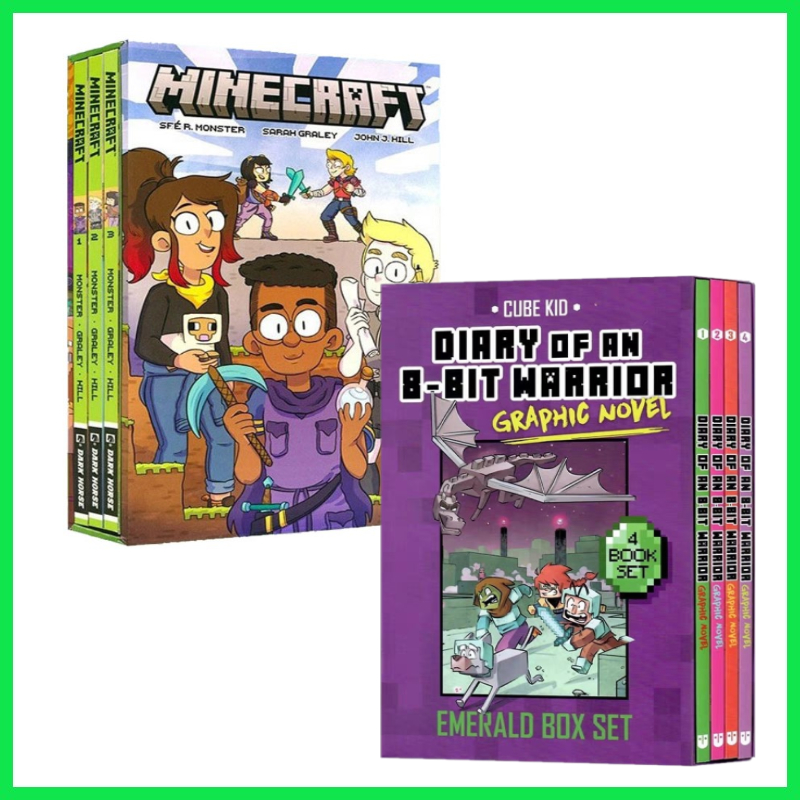 【Pre order】Minecraft Boxed Set Graphic Novels/ Diary of an 8-Bit ...