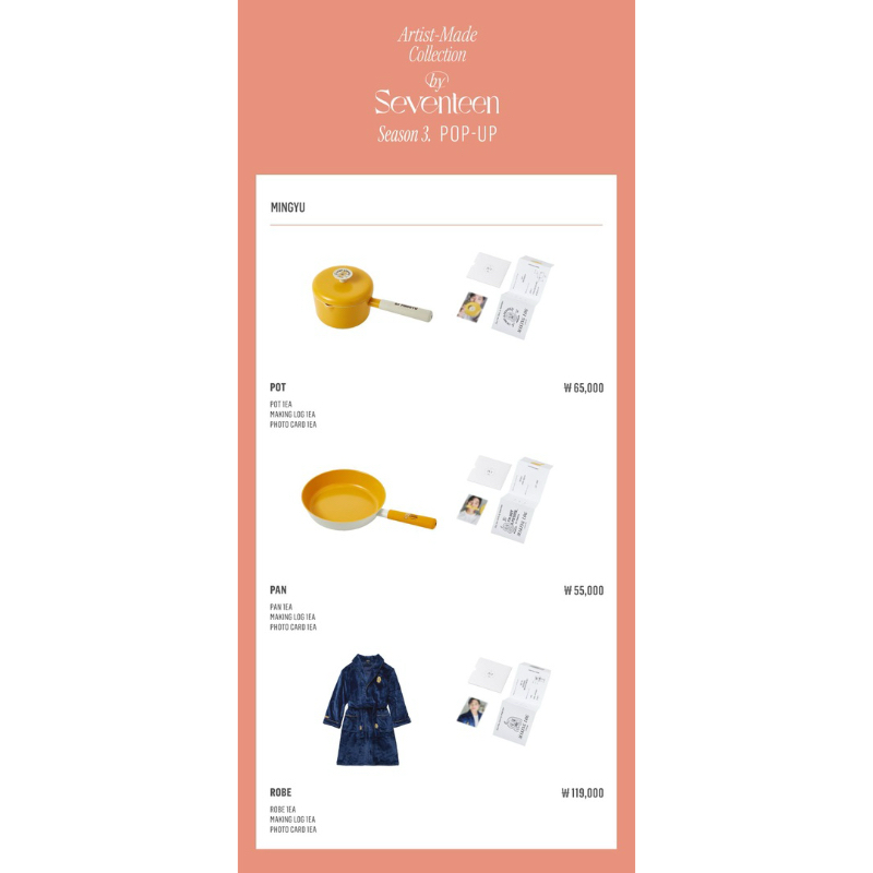 MERCH] Seventeen Artist-Made Collection by SEVENTEEN Season 3