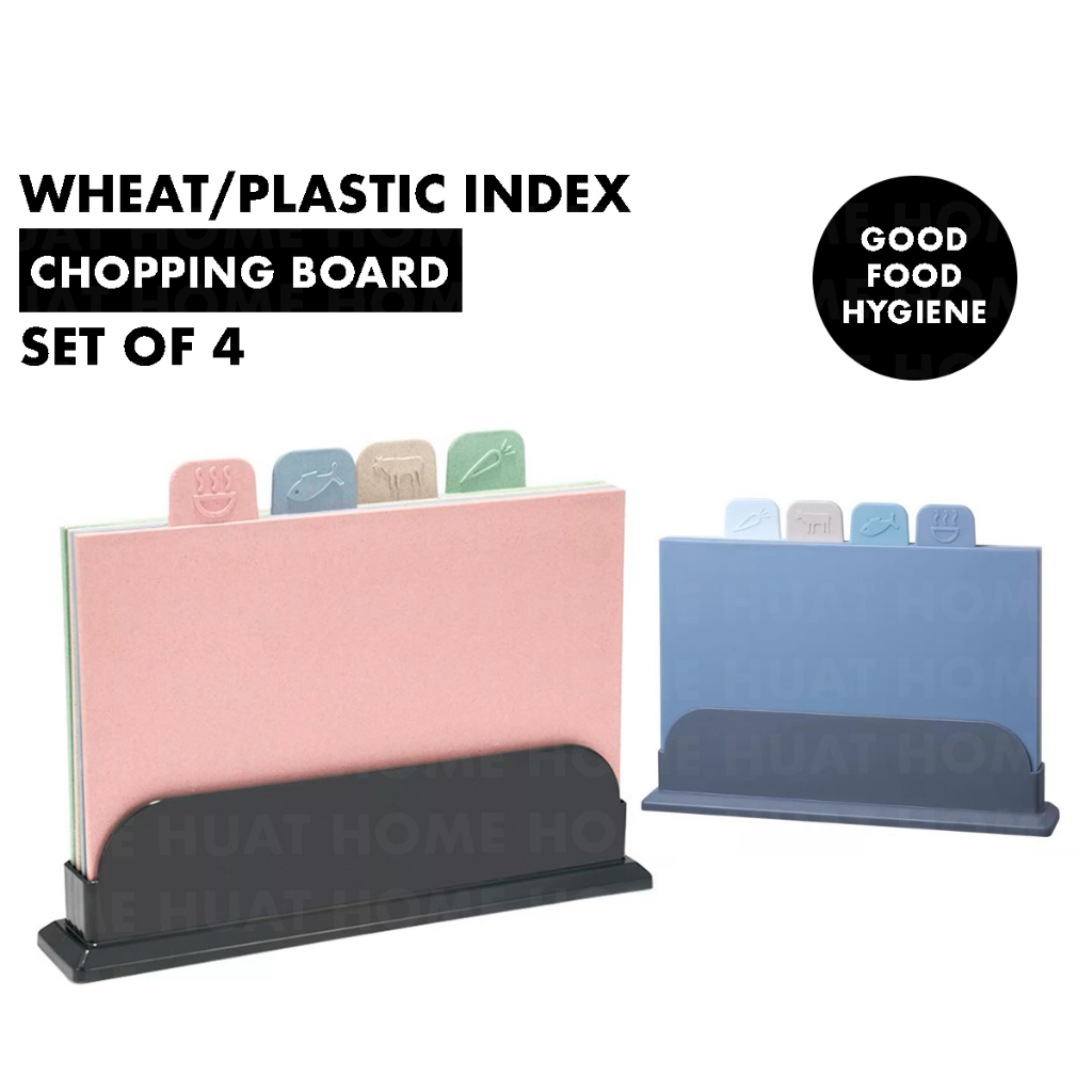 Kitchen Cutting Board Set 3 Piece Wheat Straw Plastic Cutting Boards For Kitchen With Juice Grooves Easy Grip Handle Bpa Free Non Porous Non Slip Dishwasher Safe Chopping Board (Beige